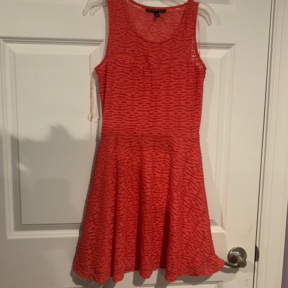 Orange size small tank top dress
